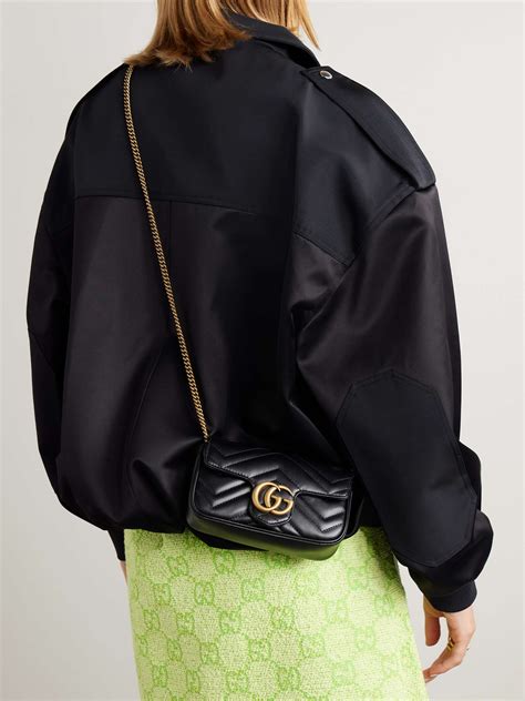 gucci marmot mini|Gucci Marmont mini quilted bag.